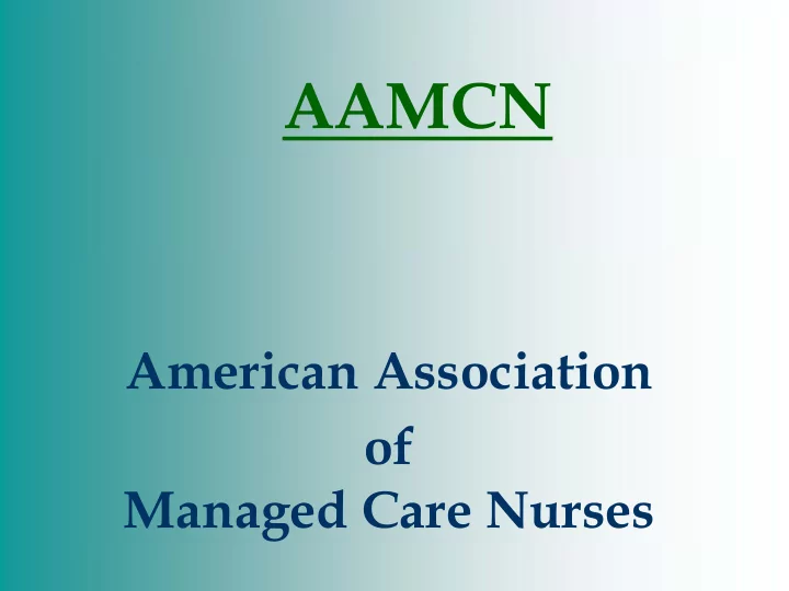 aamcn