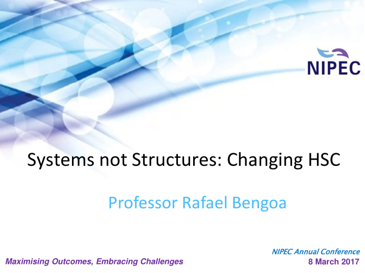 systems not structures changing hsc