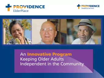 What is our Mission?  Preserve the seniors independence  Provide Excellent coordinated
