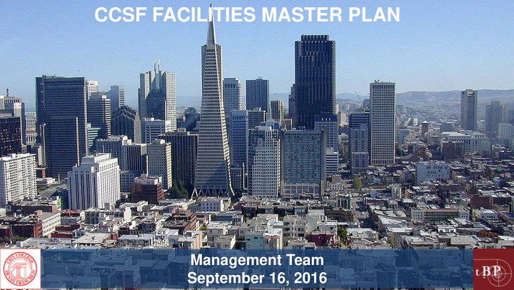 ccsf facilities master plan