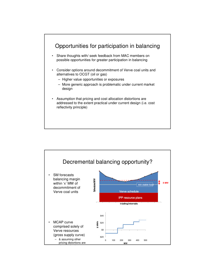 opportunities for participation in balancing