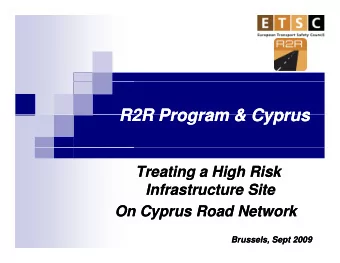 R2R Program &amp; Cyprus  R2R Program &amp; Cyprus  R2R Program &amp; Cyprus  R2R Program &amp;