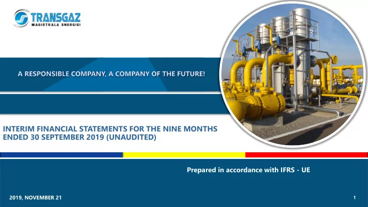 interim financial statements for the nine months ended 30