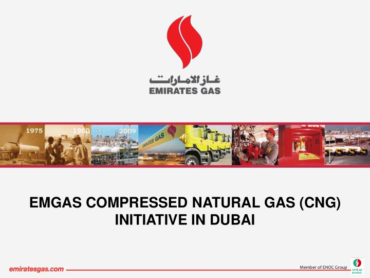 emgas compressed natural gas cng initiative in dubai