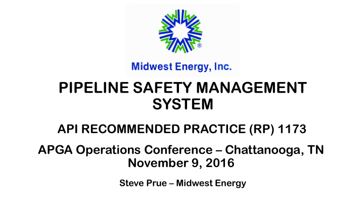 pipeline safety management system