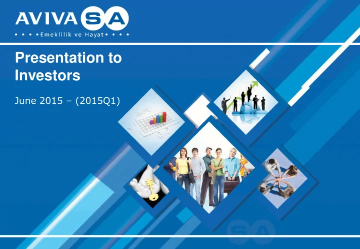 presentation to