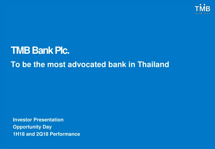 tmb bank plc