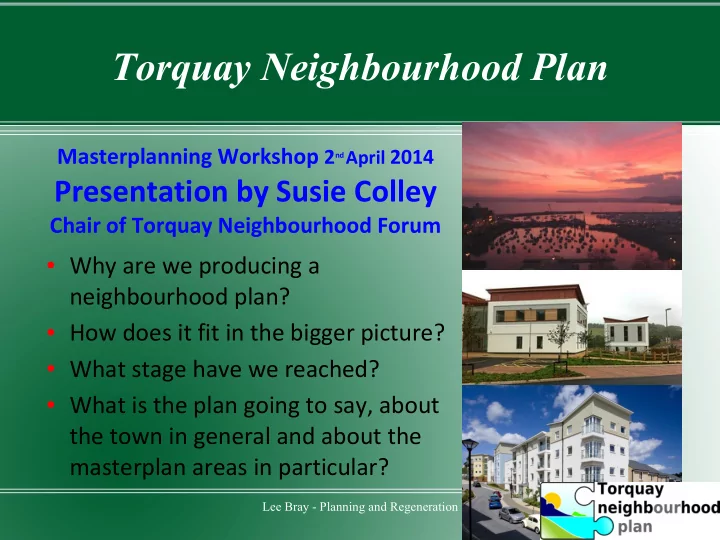 torquay neighbourhood plan