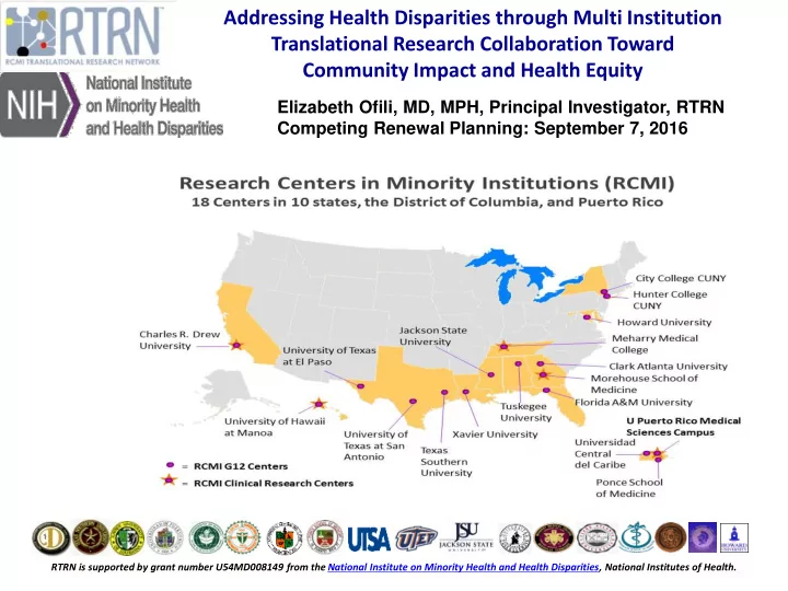 translational research collaboration toward