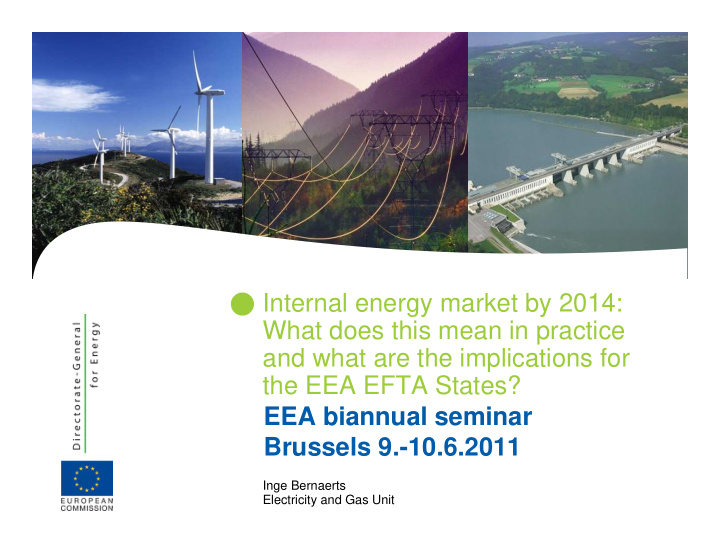 internal energy market by 2014 what does this mean in