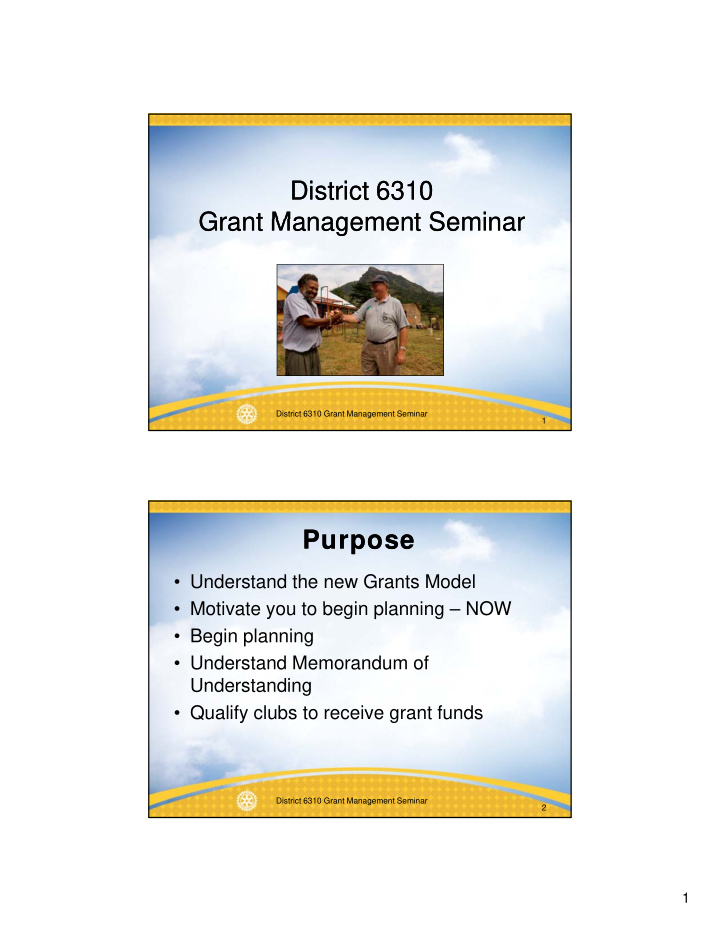 district 6310 district 6310 grant management seminar