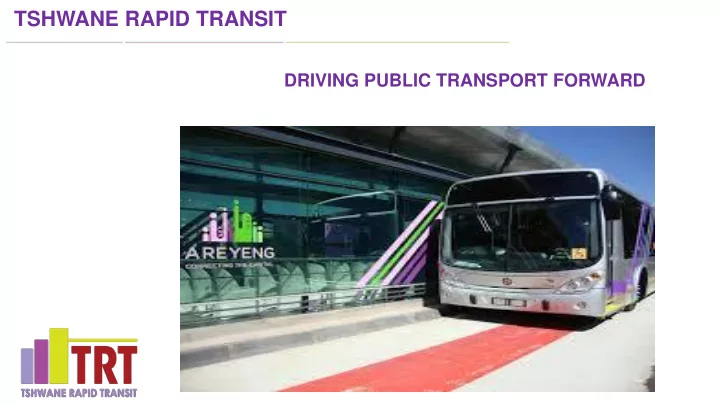 tshwane rapid transit