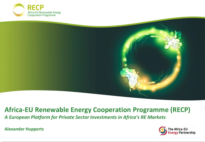 africa eu renewable energy cooperation programme recp