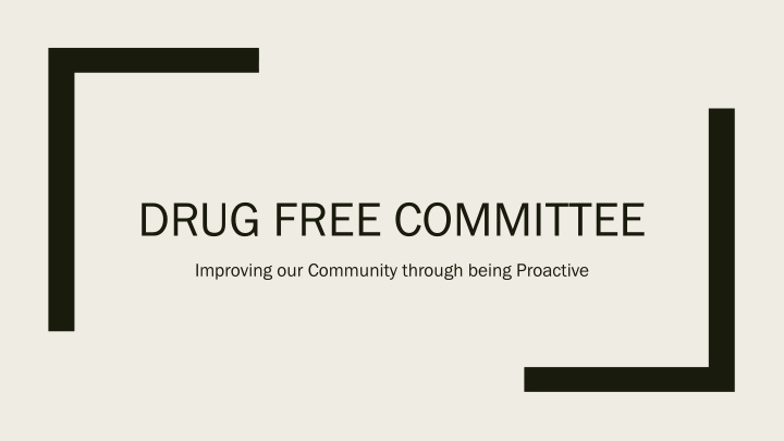 drug free committee
