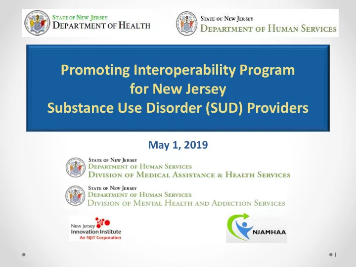 for new jersey