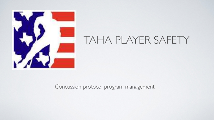 taha player safety