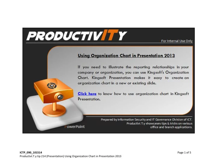 ictp 090 101514 page 1 of 5 productivi t y tip 214
