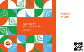 Partner  Profile  Be the part of the history of future!  Facilities and Research Labs  University