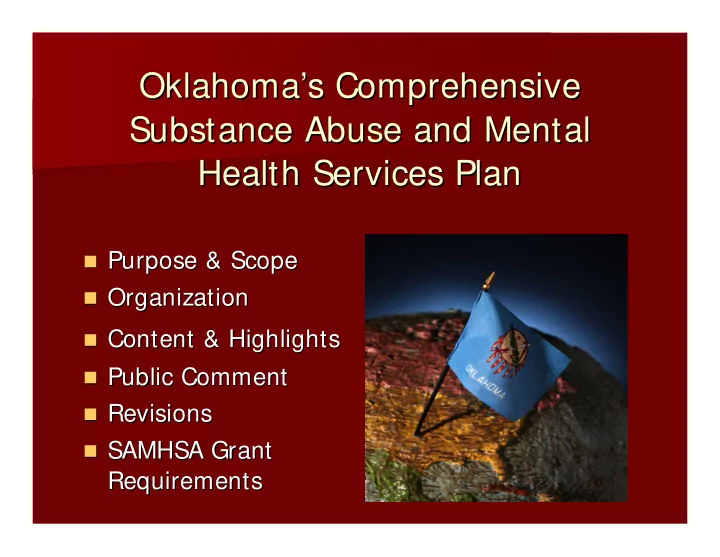 oklahoma s comprehensive s comprehensive oklahoma