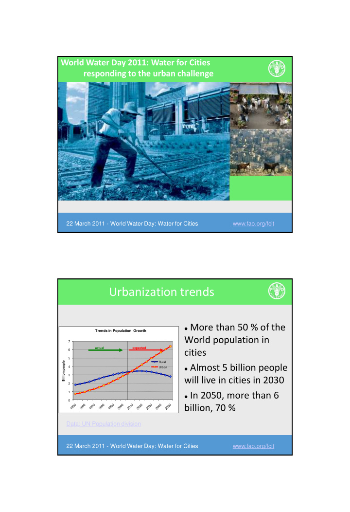 urbanization trends