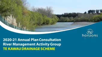 Management    32 staff with a current operating  budget of $11.8M    34 River and drainage