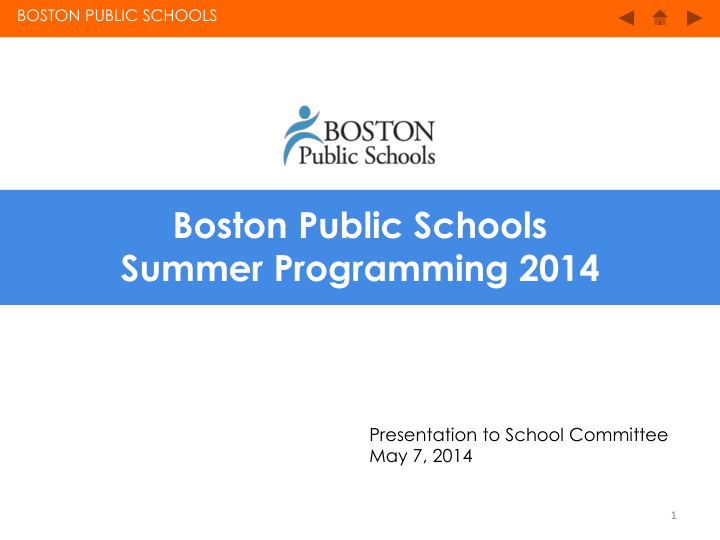 summer programming 2014