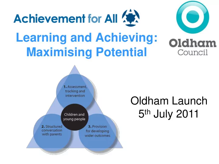 learning and achieving