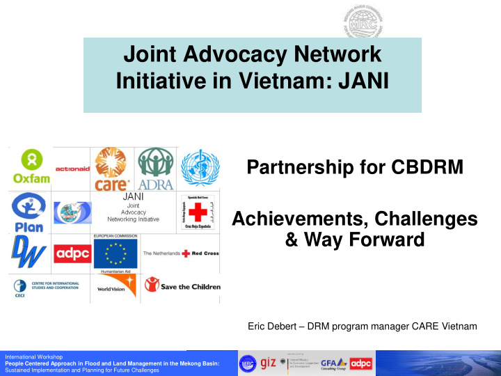 joint advocacy network initiative in vietnam jani