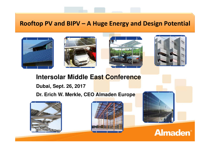 rooftop pv and bipv a huge energy and design potential