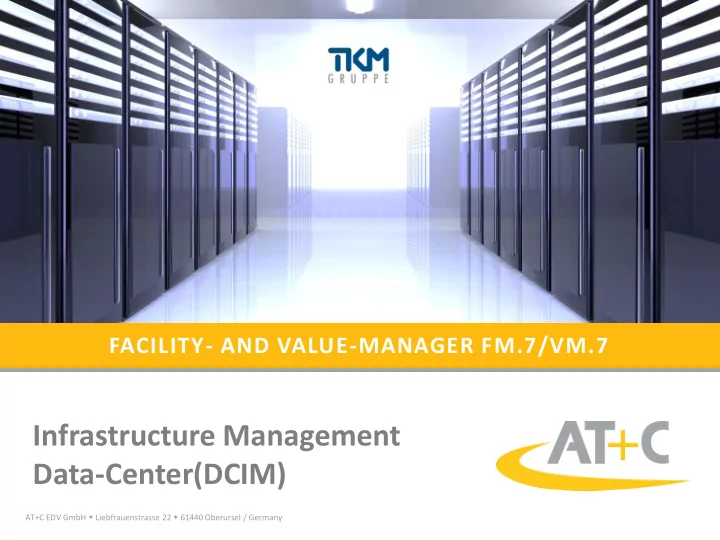 infrastructure management