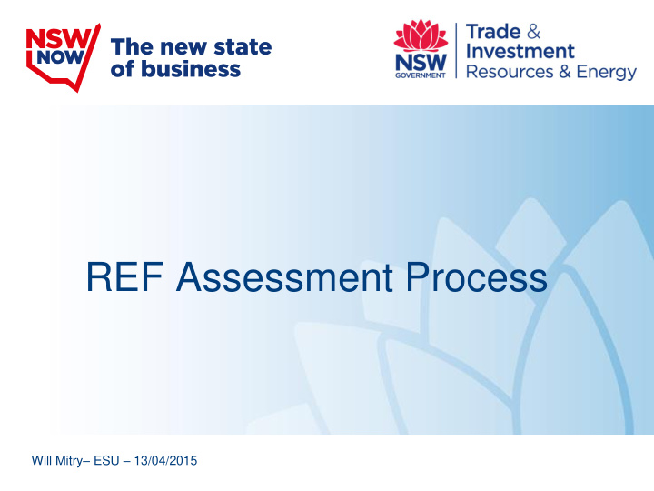 ref assessment process