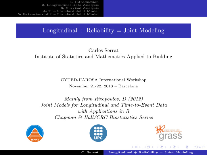 longitudinal reliability joint modeling