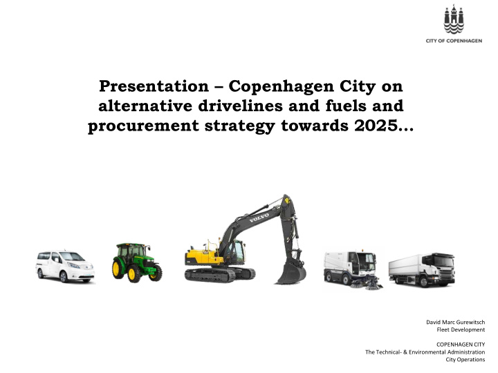 presentation copenhagen city on alternative drivelines