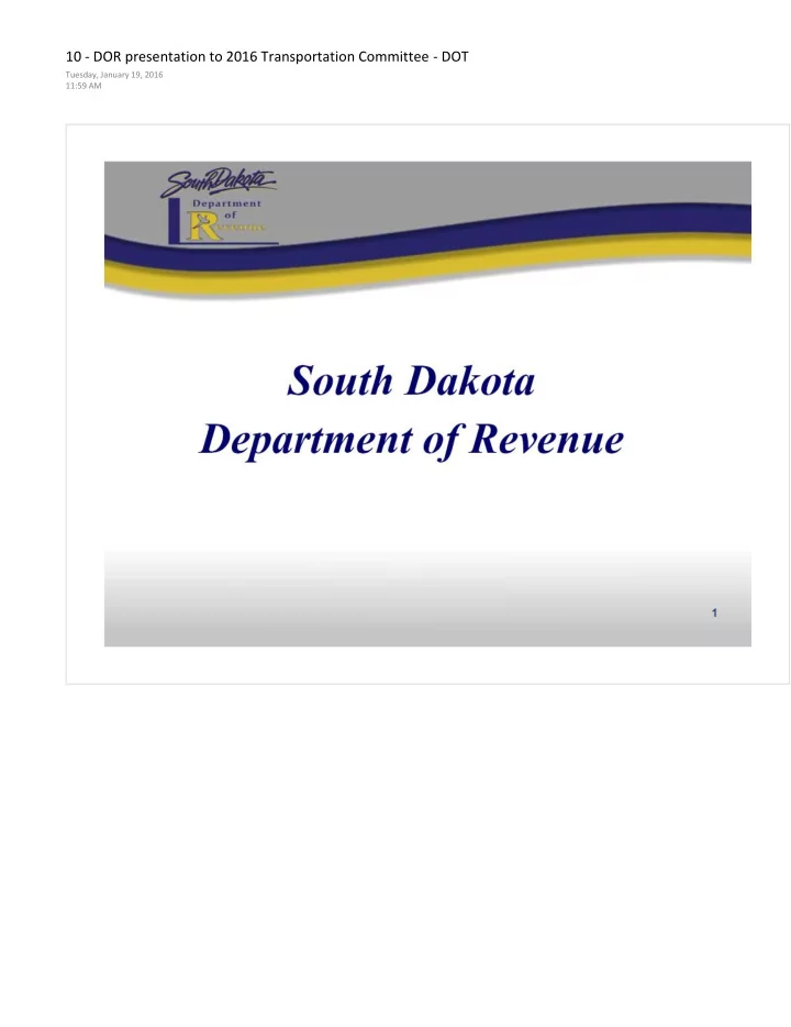 department of