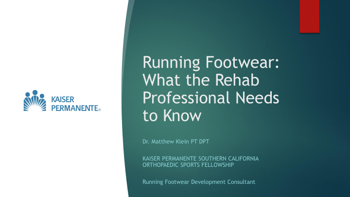 running footwear