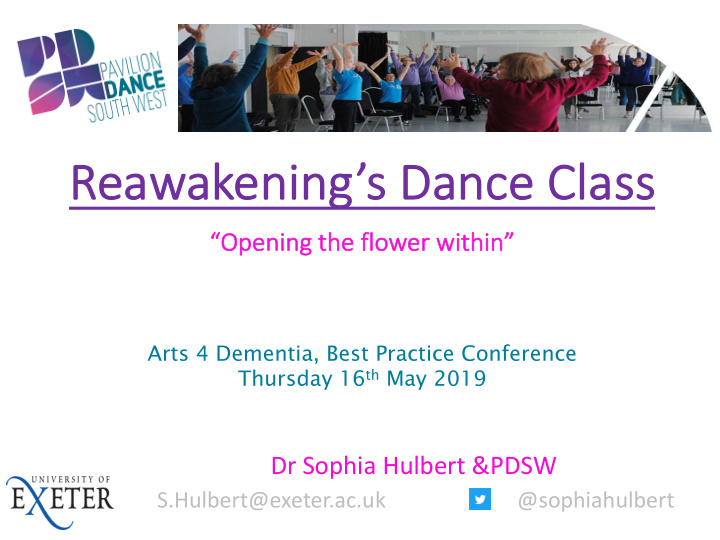 re reawakening s dance class