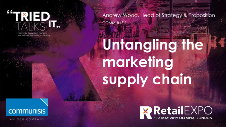 untangling the marketing supply chain