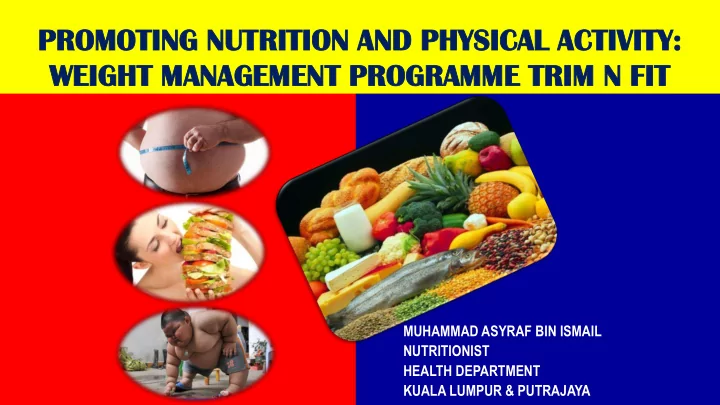 pro romotin oting g nu nutriti rition on an and phy