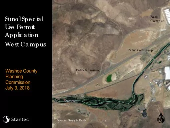 S  unol  S  pec i  al  Ca mpus  U  se Per  mi  t  Appl  i  c ati  on  West Campus  Pa tric k o