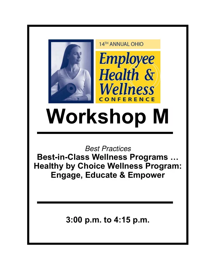 workshop m