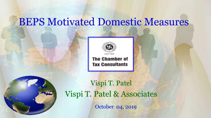 beps motivated domestic measures