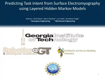 Title Slide Authors: Yosef Razin 1 , Kevin Pluckter 2 , Jun Ueda 2 , and Karen Feigh 1 1 Aerospace