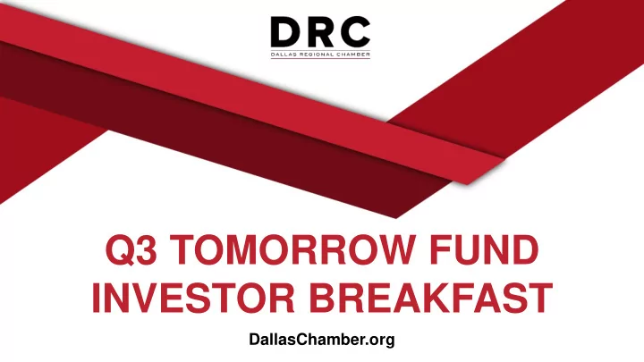 q3 tomorrow fund