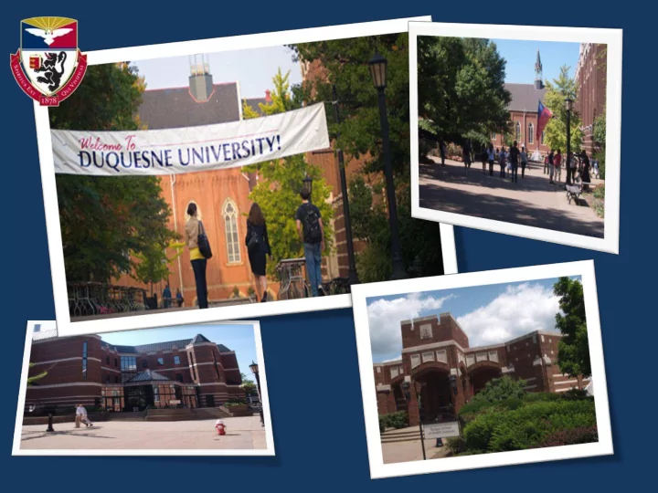 catholic university in the city of pittsburgh