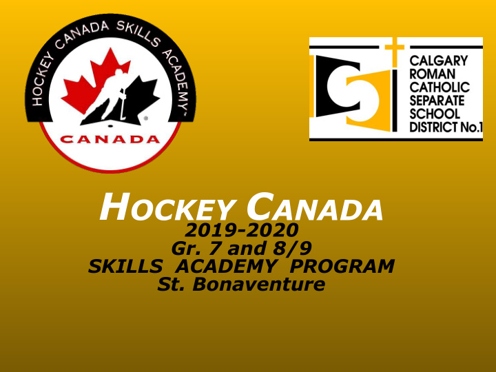 calgary catholic hockey canada skills academy program