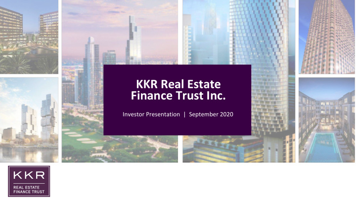 kkr real estate finance trust inc