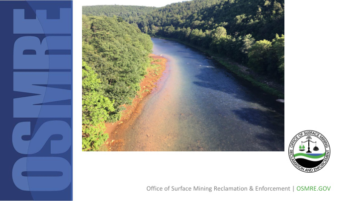 office of surface mining reclamation enforcement osmre