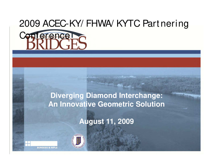 2009 acec ky fhwa kytc partnering conference