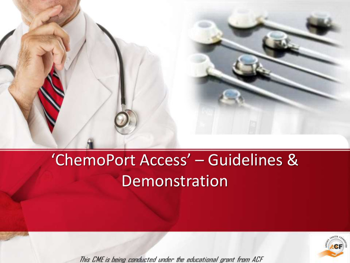 chemoport access guidelines amp demonstration what is