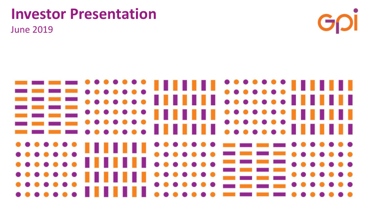 investor presentation